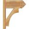 Ekena Millwork Westlake Rough Sawn Arts and Crafts Outlooker, Western Red Cedar, 8"W x 18"D x 22"H OUT08X18X22WTL03RWR - alternate 3